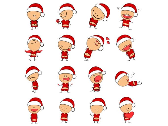 Gerdaloo Christmas Stickers Pack for Telegram