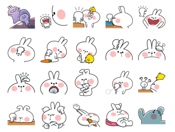 Smile Person Small Smile Stickers Pack for Telegram